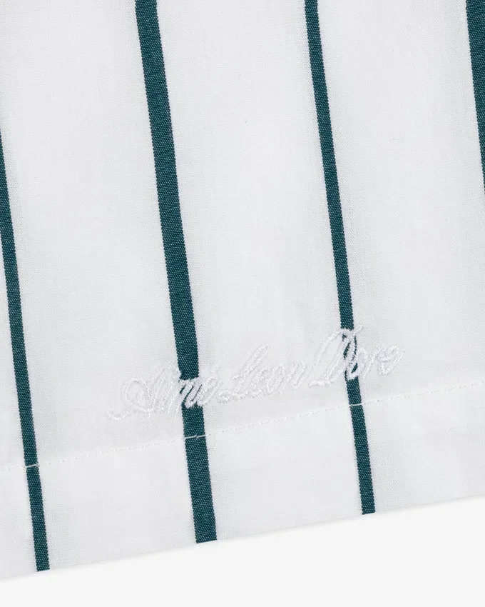 Striped Poplin Leisure Short