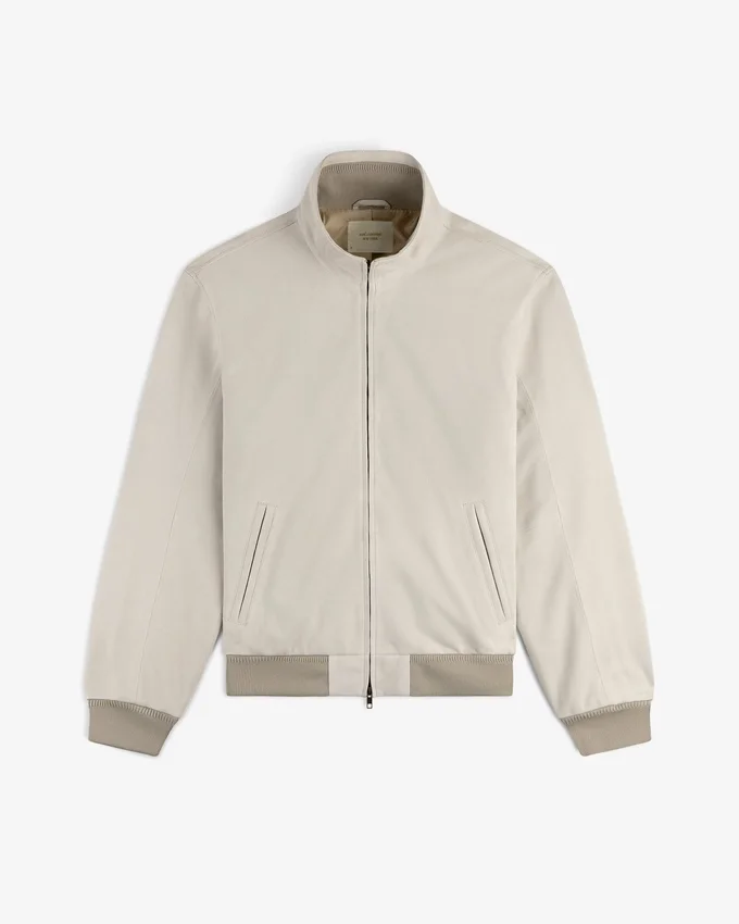Suede Track Jacket