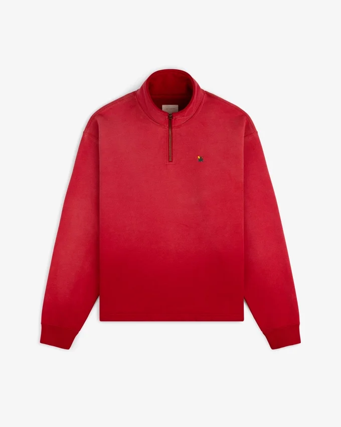 Sun Faded Crest Quarter Zip