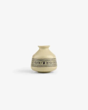 Textile Patterned Bud Vase
