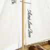 Walnut Model Sailboat