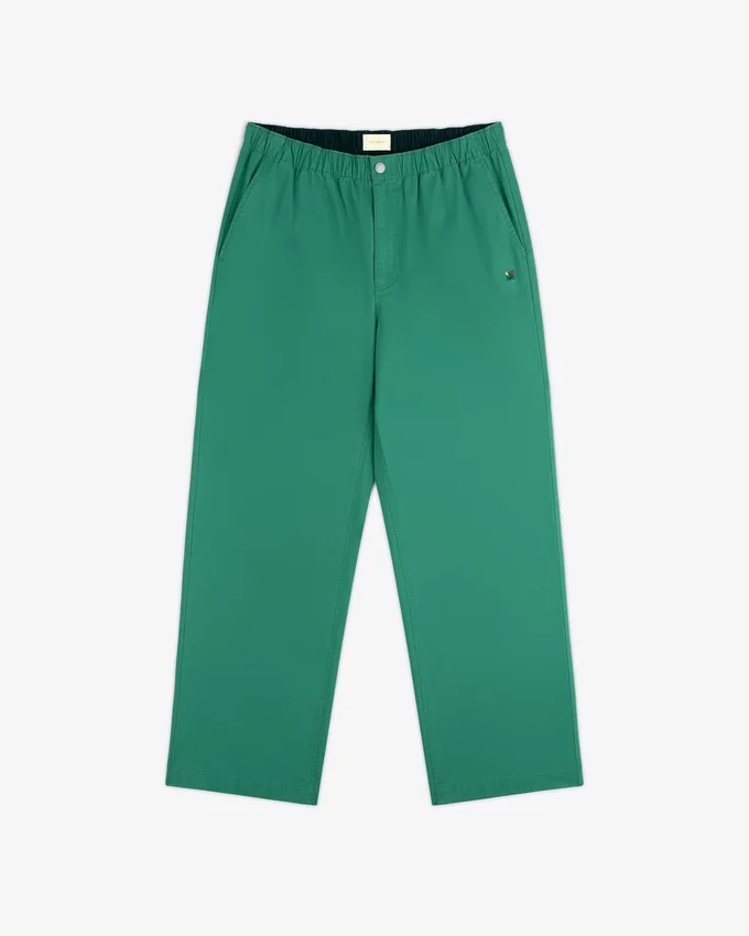 Washed Cotton Windbreaker Pant