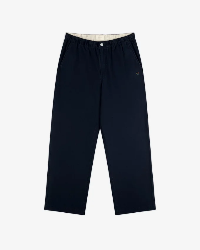 Washed Cotton Windbreaker Pant