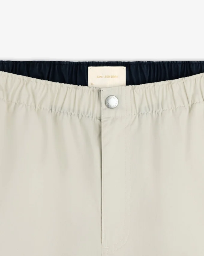Washed Cotton Windbreaker Pant