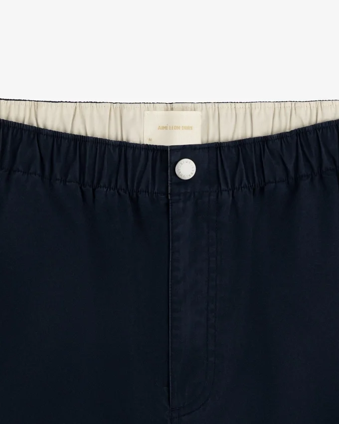 Washed Cotton Windbreaker Pant
