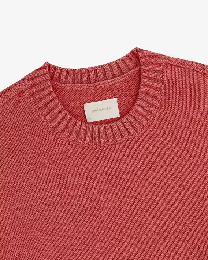 Washed Inside Out Sweater