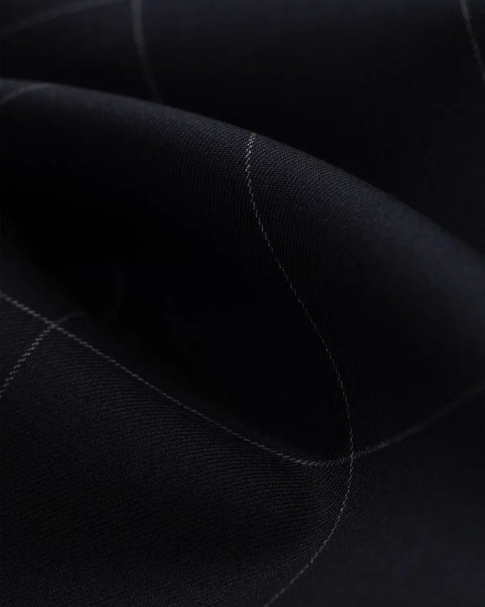 Windowpane Elasticated Waist Suit Trouser