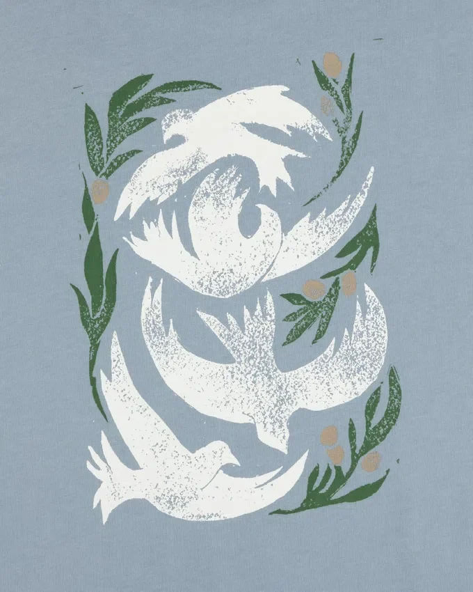 Woodblock Dove Tee