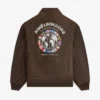 World's Borough Leather Flight Jacket