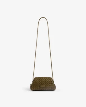 Woven Leather Shoulder Bag