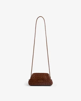 Woven Leather Shoulder Bag