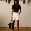 Woven Leather Tote Bag
