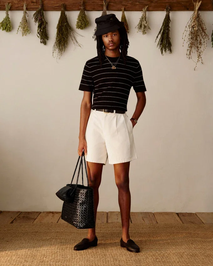 Woven Leather Tote Bag