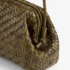 Woven Leather Shoulder Bag