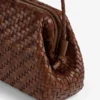 Woven Leather Shoulder Bag