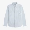 Yarn Dyed Striped Crest Shirt